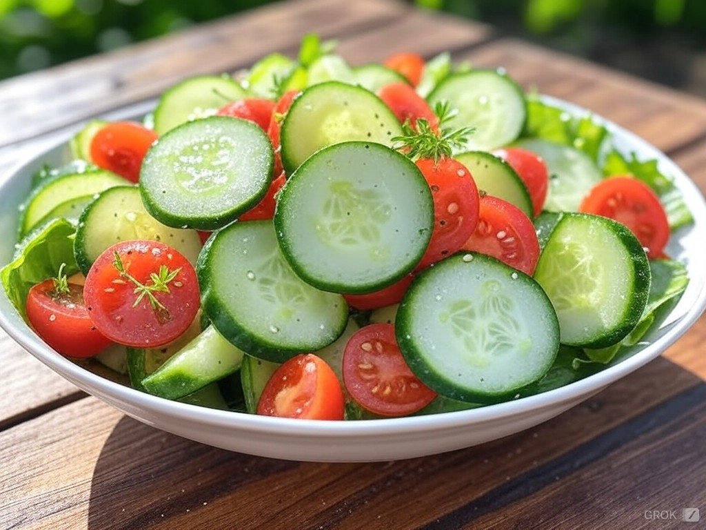 Cucumber and Tomato Salad